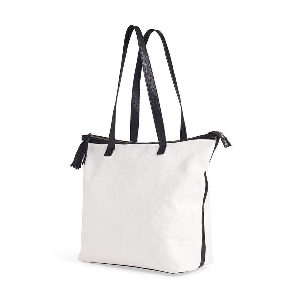 Walter Baker Carly Bag Classic Canvas And Vegan Leather Tote - New